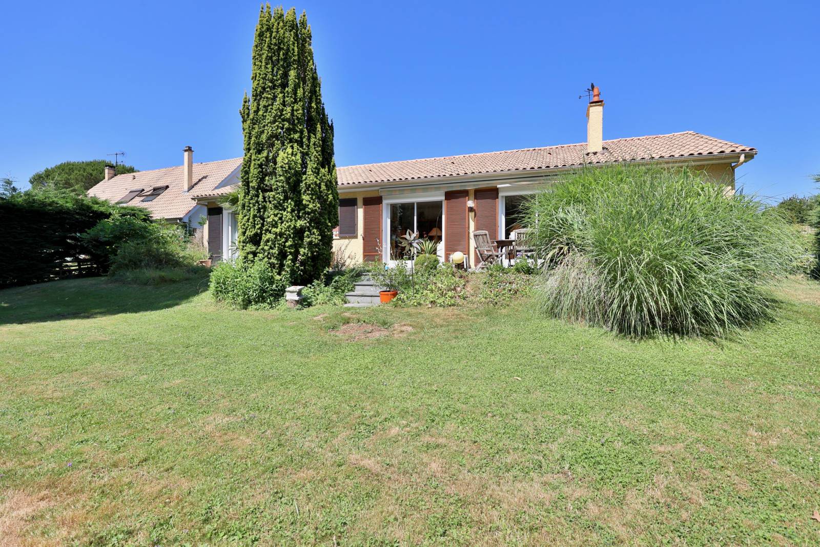 Beau jardin sans vis à vis