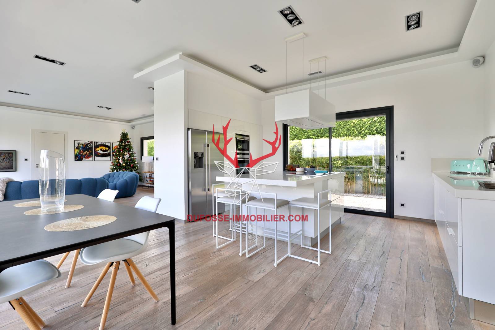 Saint-Cyr-au-Mont-d'Or, maison contemporaine de plain pied