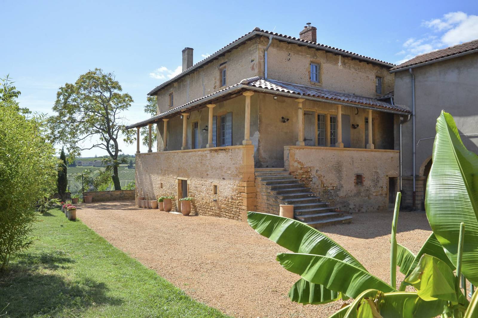 Maison de maître de 430 m² édifiée au XIXème siècle, vue panoramique