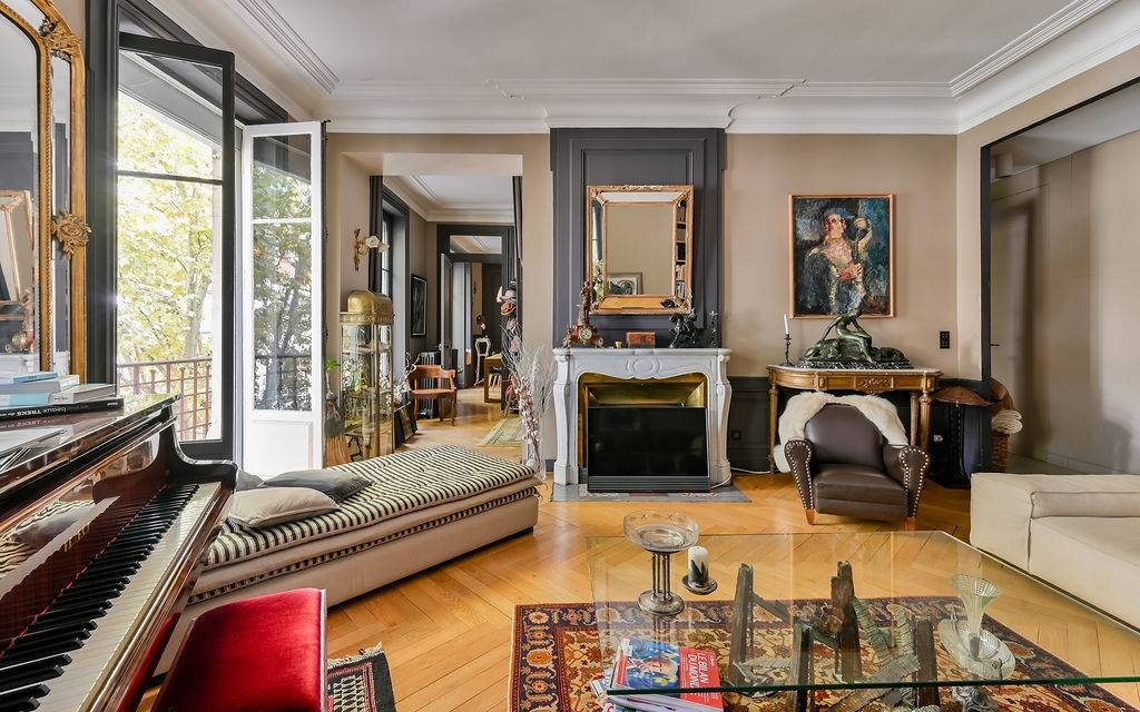 Enfilade salon-bureau-cuisine