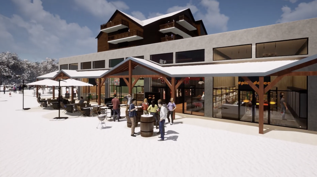 La Joue du Loup Centre, le Devoluy , Locaux Neufs à Vendre ou à Louer de 60 m2 à 450 m2
