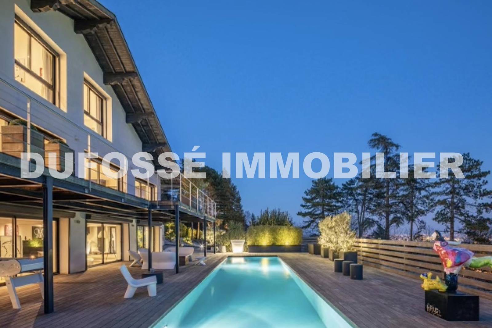 Villa à vendre à Saint-Cyr-au-Mont-d'Or vaste terrain, vue sur Lyon