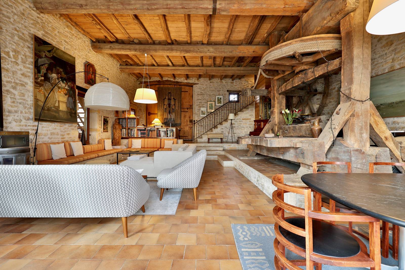 salon -salle à manger- pressoir