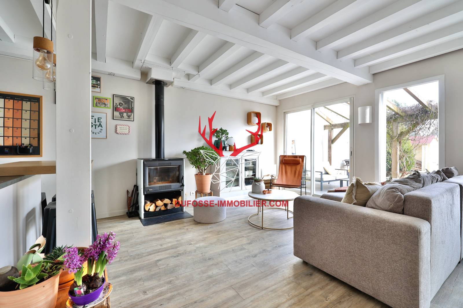 Dommartin, maison 102 m² 3 chambres  proximité centre