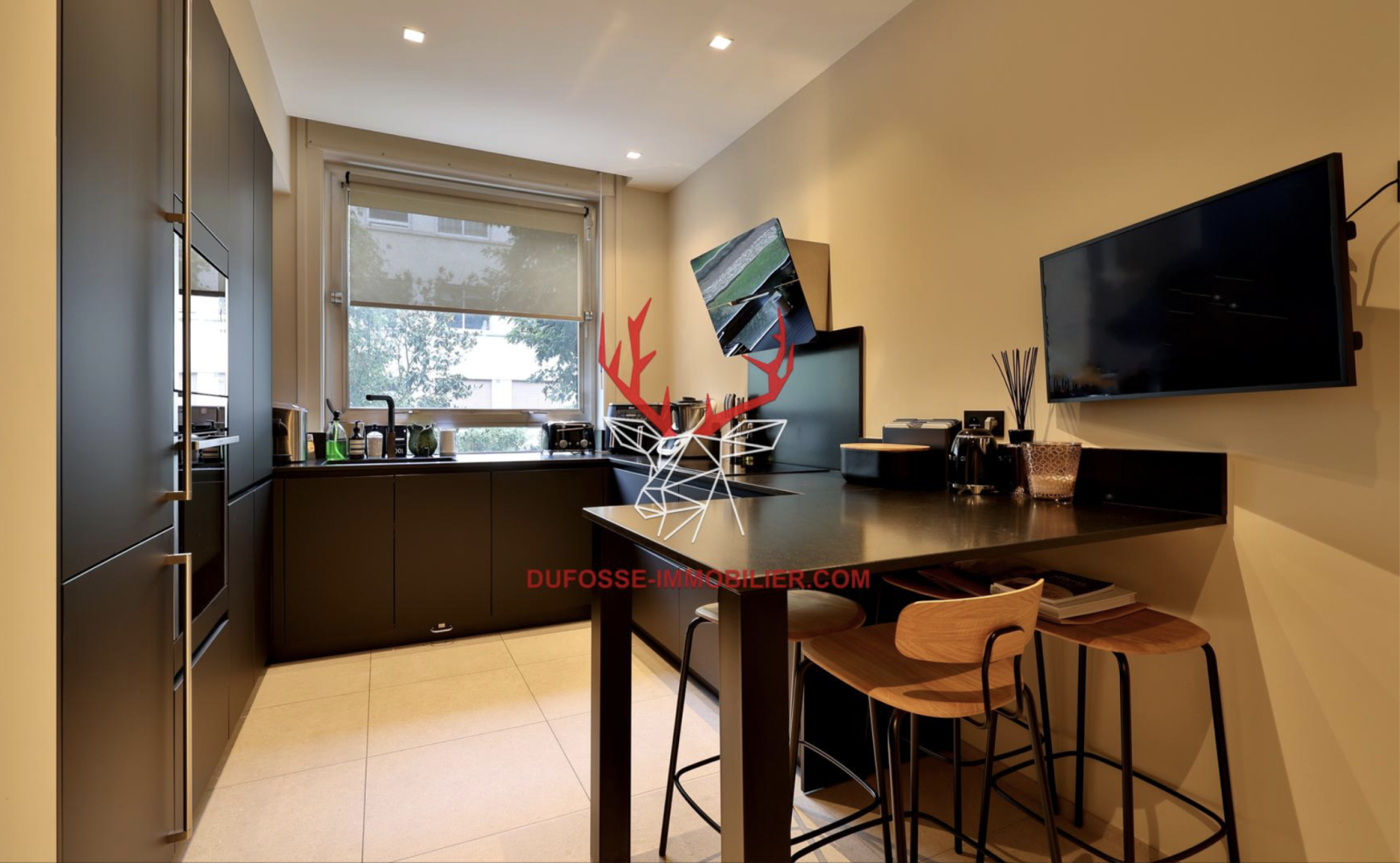 Lyon 06, Boulevard des Belges, T4 avec terrasse vue sur parc et garage