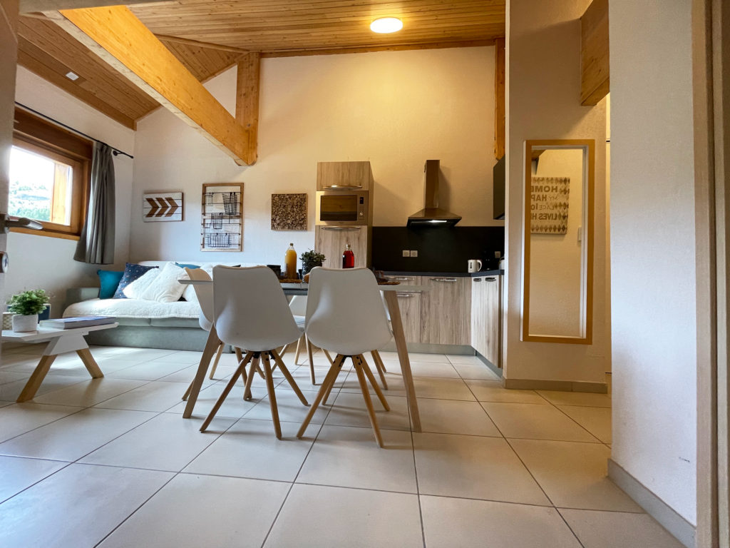 STUDIO SOUS COMBLE - RESIDENCE PISCINE LA joue du loup dans le devoluy