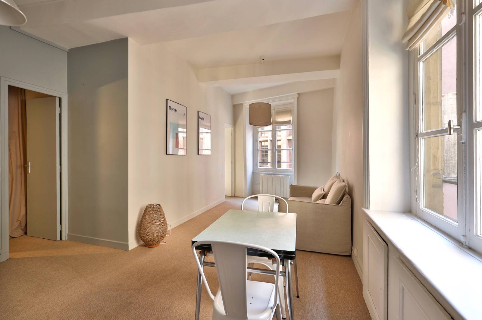 Appartement T2, 41m2, vue Saône