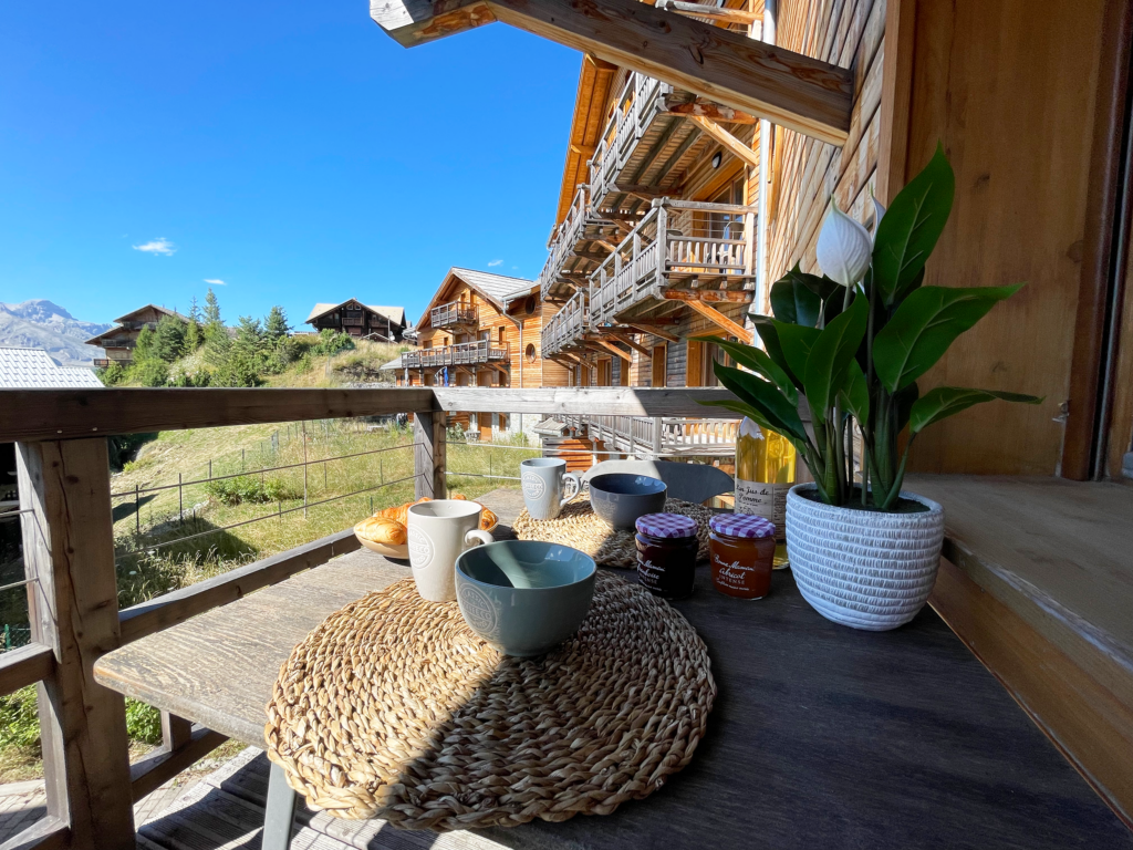 Studio balcon meublé a la joue du loup dans le devoluy
