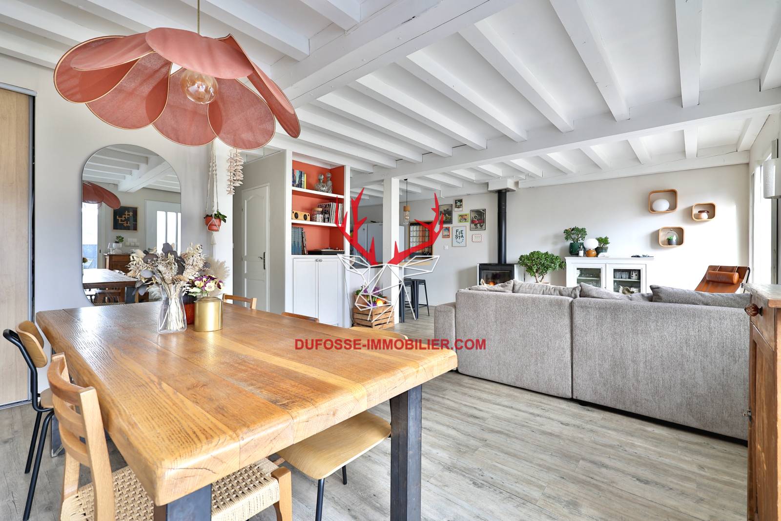 Dommartin, maison 102 m² 3 chambres  proximité centre