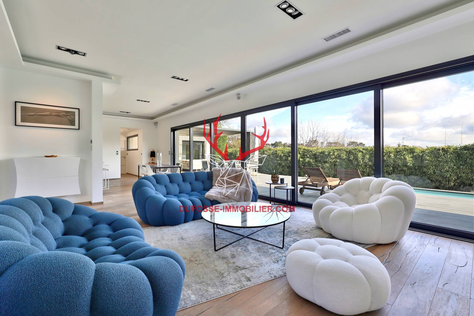 Saint-Cyr-au-Mont-d'Or, maison contemporaine de plain pied