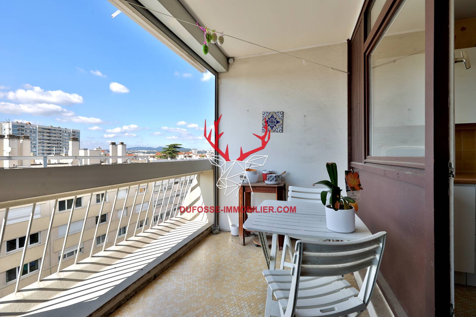 Loggia exposée Ouest