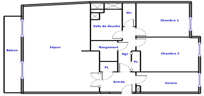 Idéal famille - Appartement avec balcon Quais de Saône - cave et garage - Lyon 9 / Vaise