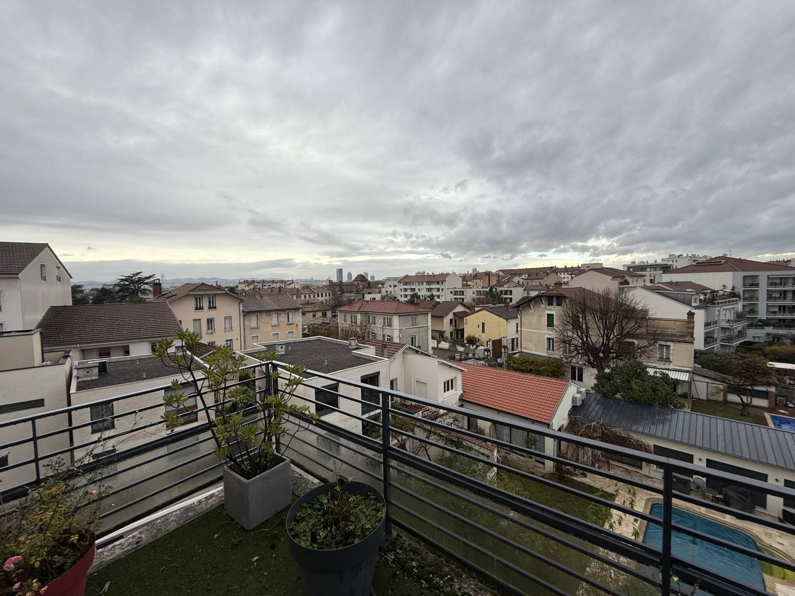 Appartement T3 de 89 m2 Lyon 03 Montchat Terrasse de 45 m2 sans vis à vis