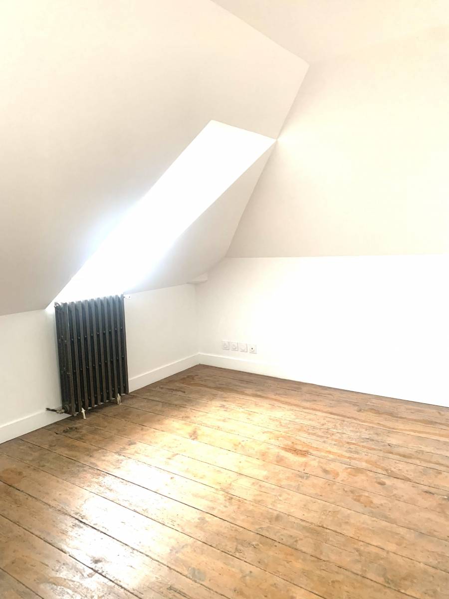 Chambre avec parquet en chêne