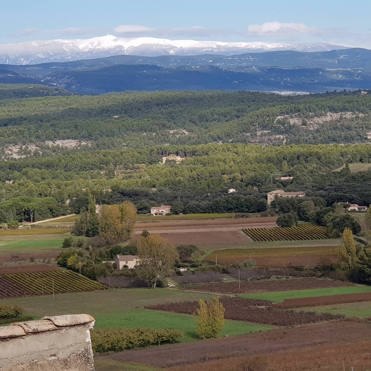 vue Mont Ventoux du toit terrasse