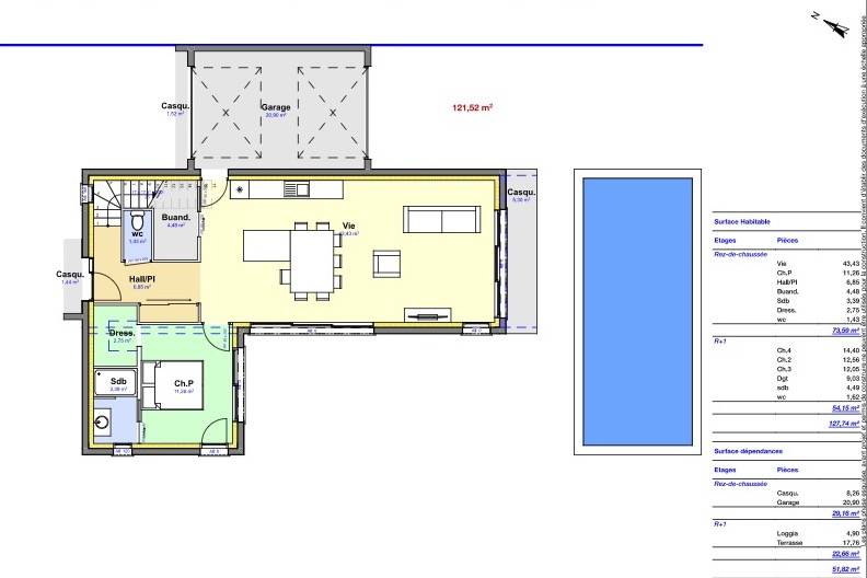 Proche Limonest future maison 4 chambres