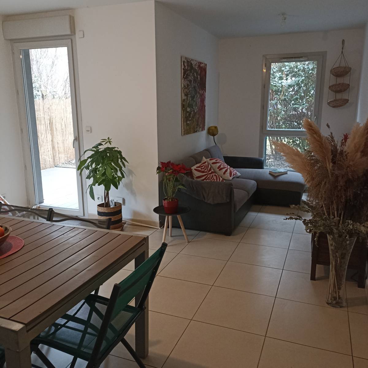 double expo ouverte sur le jardinure