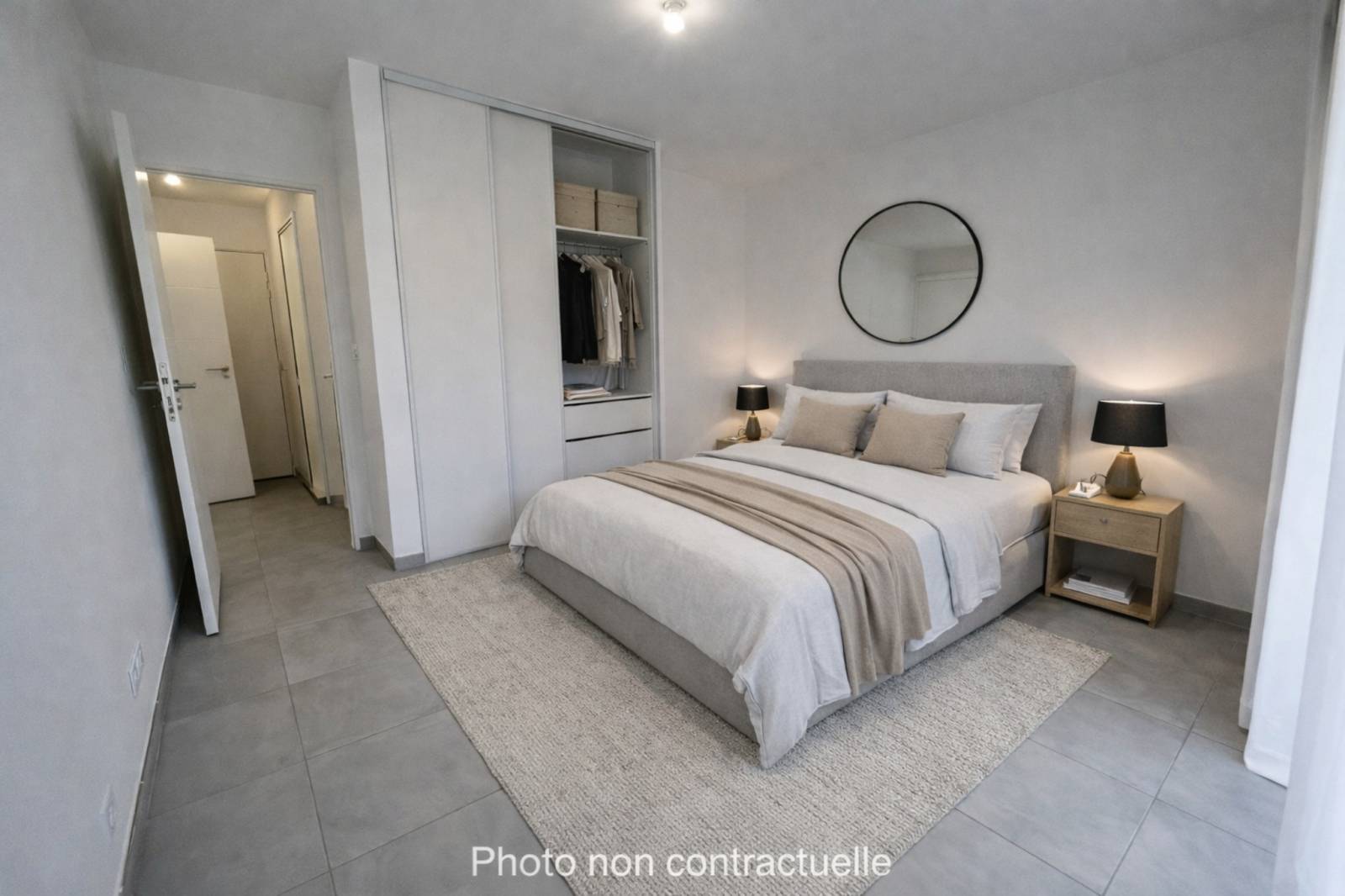 Photo non contractuelle : aménagement chambre