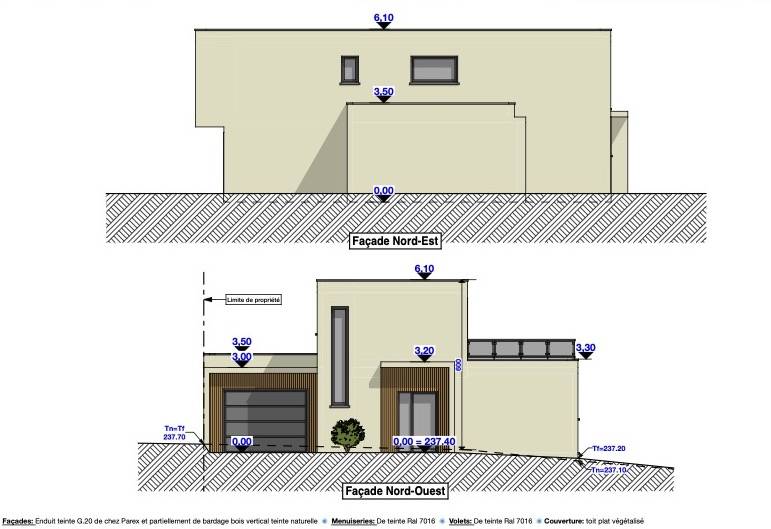 Future maison neuve avec piscine