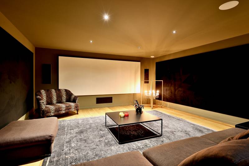 salle de cinéman, Tassin-la-Demi-Lune, en limite de Charbonnières-les-Bains, exceptionnel, villa d'exception, coup de coeur