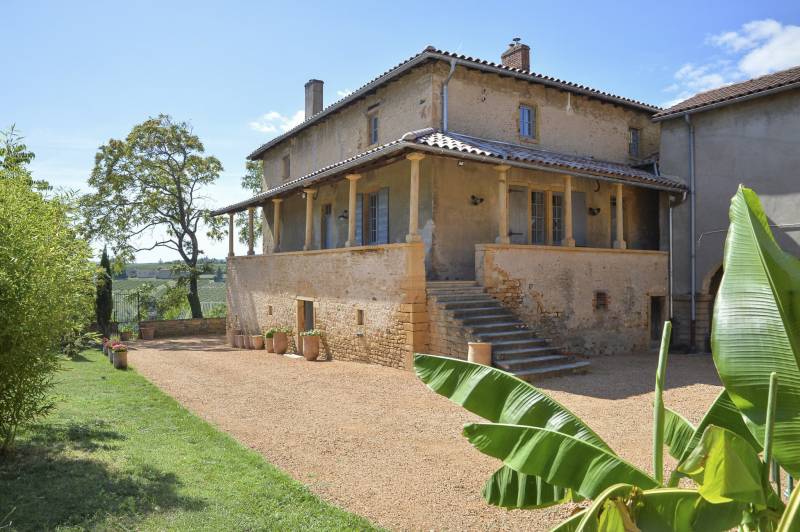 Maison de maître de 430 m² édifiée au XIXème siècle, vue panoramique