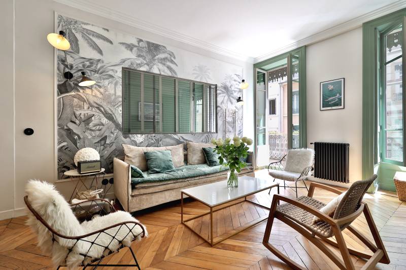 Appartement T 4 Lyon 6 avec balcon  vue sur Fourvière et calme proche des écoles, transports, commerces et restaurants