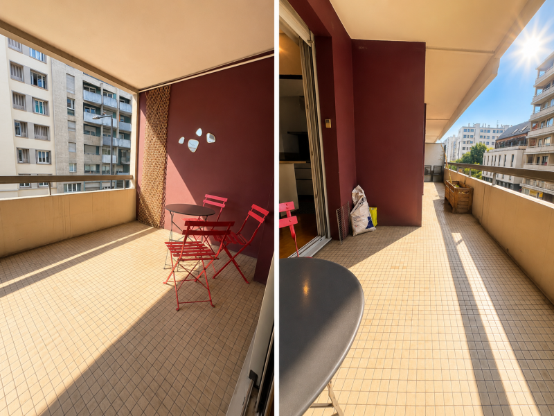Grenoble, spacieux T7 de 163 m2, 5 chambres, dans rue calme