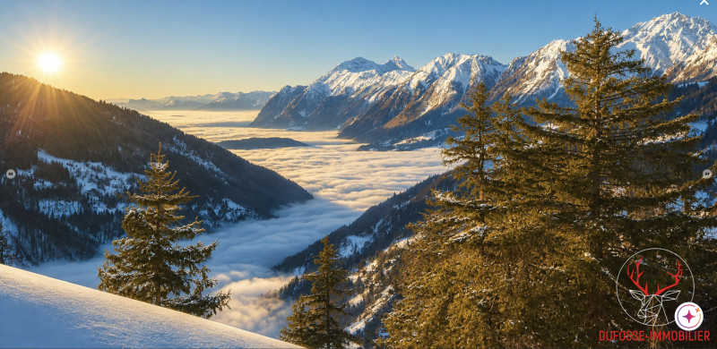 Crest Voland, chalet 6 chambres ,18 couchages , avec superbe vue