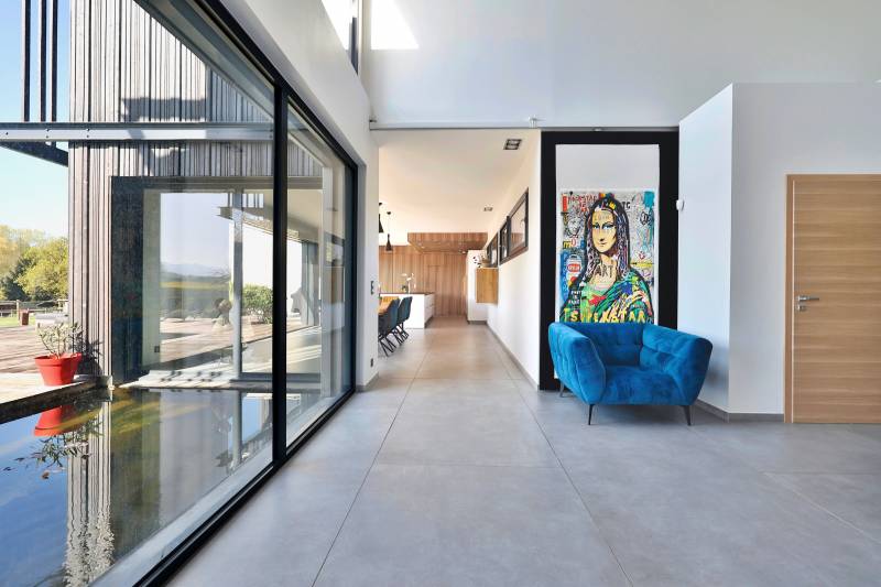 villa contemporaine à vendre à 30 minutes de Lyon