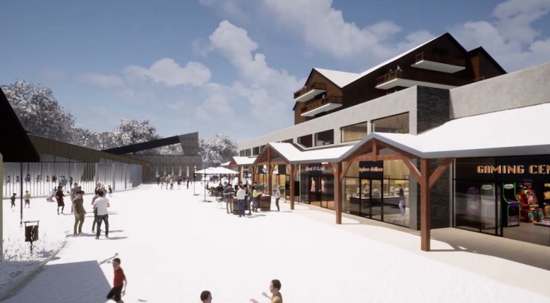 La Joue du Loup Centre, le Devoluy , Locaux Neufs à Vendre ou à Louer de 60 m2 à 450 m2