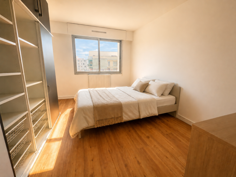 Grenoble, spacieux T7 de 163 m2, 5 chambres, dans rue calme
