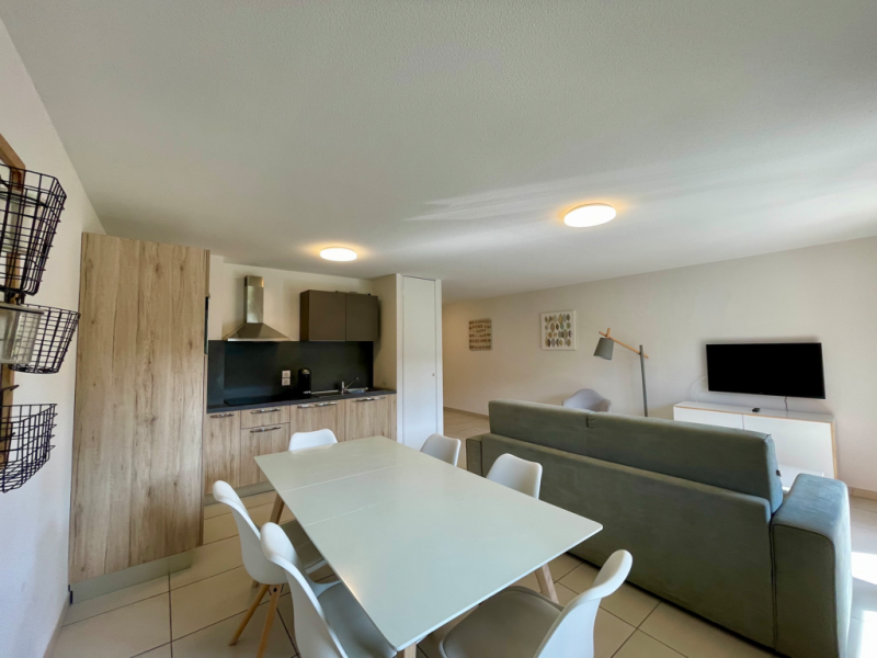 T2 cabine avec 2 balcon la joue du loup dans le devoluy