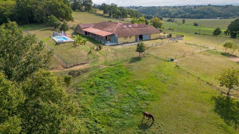 Haute-Garonne : propriété d’exception de 22 hectares au pied des Pyrénées