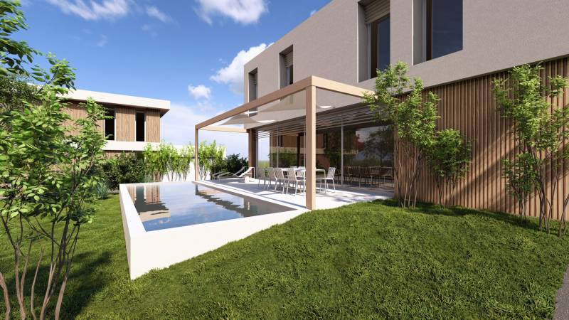 SIMANDRES : Projet de construction d'une villa contemporaine de 120m2