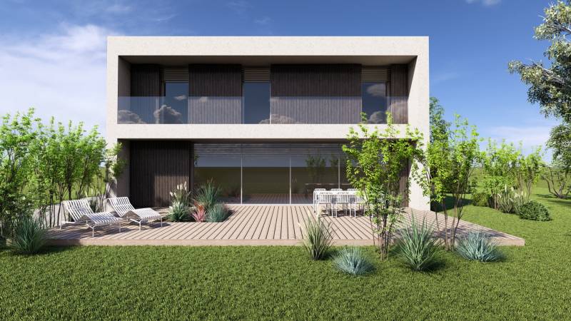 VIENNE : Projet de construction d'une villa contemporaine de 90m2