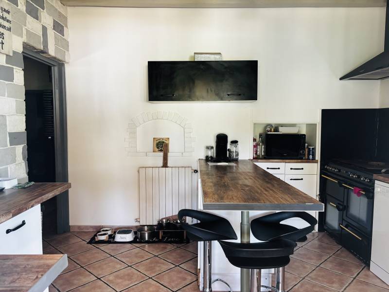 Maison 6 pièces - piscine - sous-sol (garage, cave, atelier) - dépendances - St-Georges-d'Espéranche