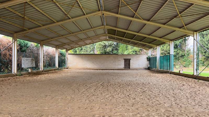 Au pied des Alpilles : mas de charme avec installations équestres