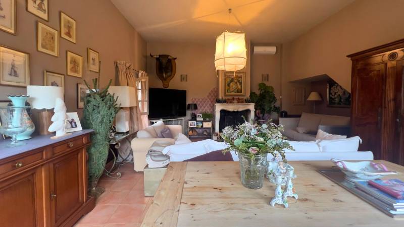 Au pied des Alpilles : mas de charme avec installations équestres