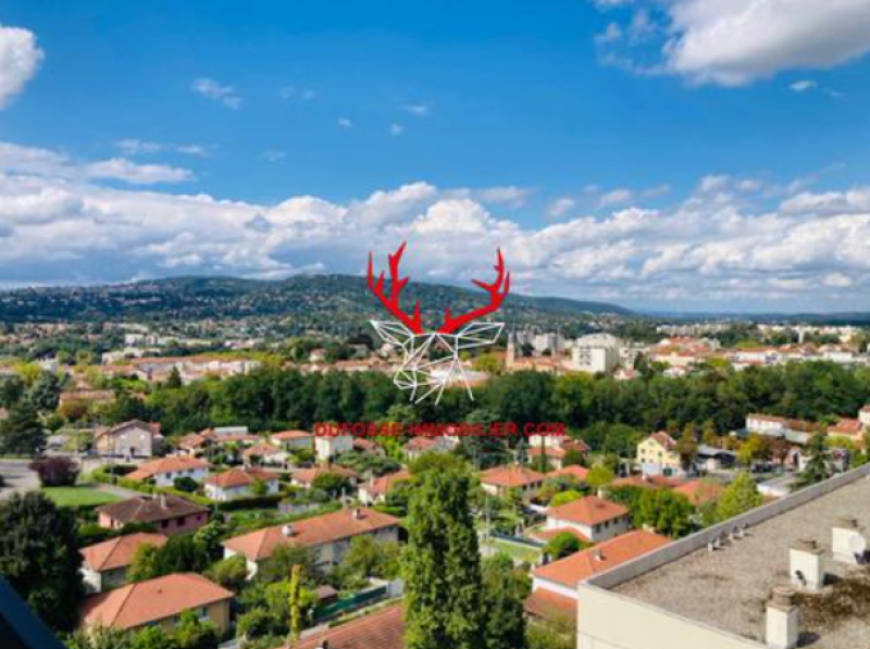 Dernier étage avec vue panoramique - T3 traversant avec balcons et cave - Caluire