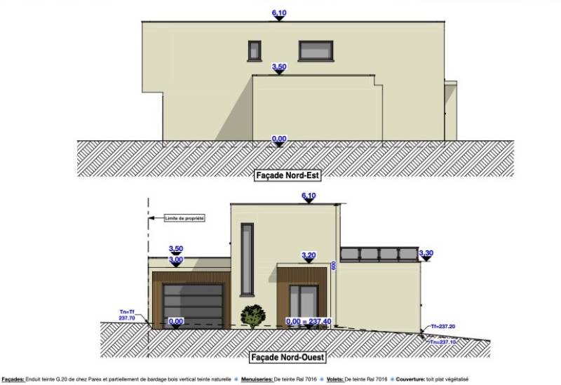 Future maison neuve avec piscine
