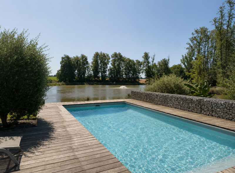 Simard, Maison bressane rénové – Étang privé, piscine et plus de 2 hectares de terrain