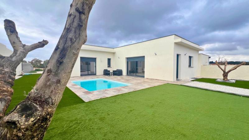 Villa récente plain-pied à Carcassonne 